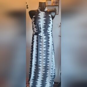 Xtaren Maxi dress black & white print Size L